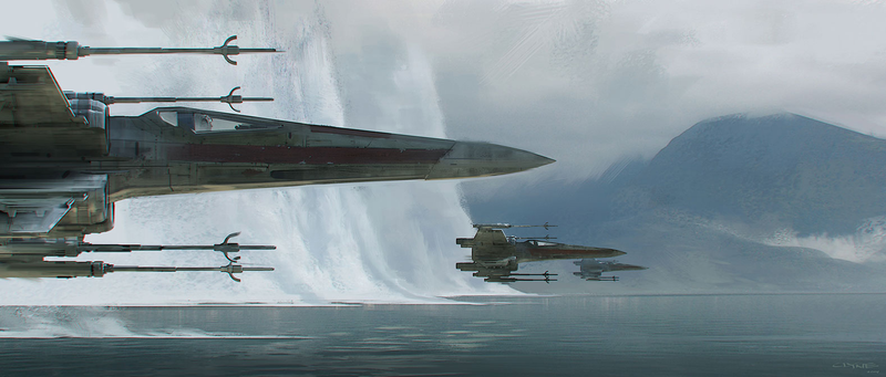 Illustration for article titled The Force Awakens' Concept Art Had Some Cool Ideas
